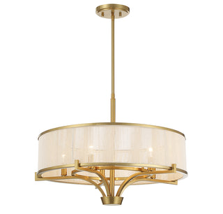 Wynwood 5-Light Chandelier in Warm Brass