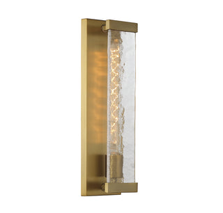 Alberta 1-Light Wall Sconce in Warm Brass
