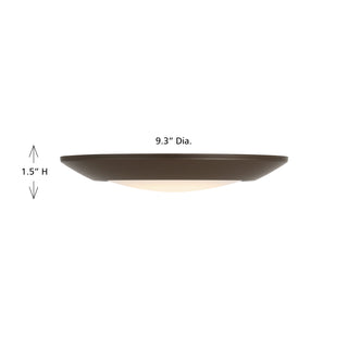 LED Disc Light in Bronze