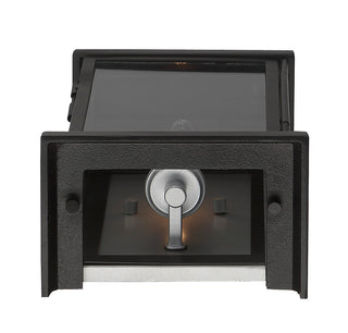 Brooke 1-Light Outdoor Wall Lantern in Matte Black