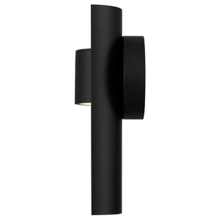 Hugo 11 Inch Outdoor Wall Sconce in Sand Black Finish