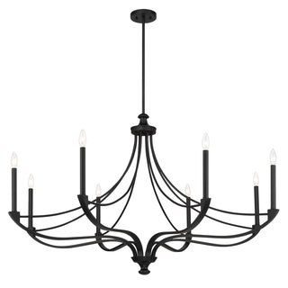 Preserve 8-Light Chandelier in Matte Black