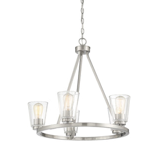 Calhoun 5-Light Chandelier in Satin Nickel
