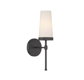Haynes 1-Light Wall Sconce in Matte Black