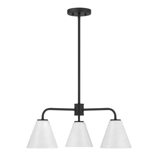 Blair 3-Light Chandelier in Matte Black