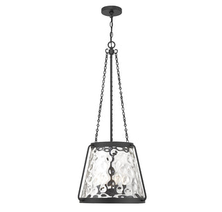 Crawford 4-Light Pendant in Matte Black