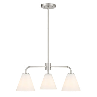 Blair 3-Light Chandelier in Satin Nickel