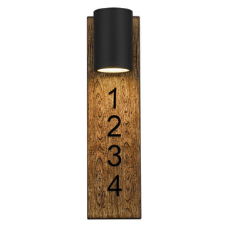 Woodone Wall Sconce  Sand Black