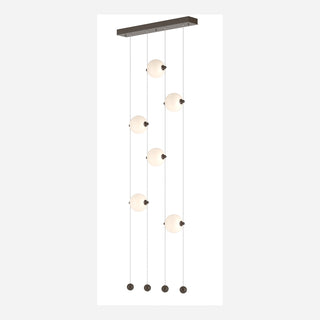 Abacus 6-Light Ceiling-to-Floor LED Pendant