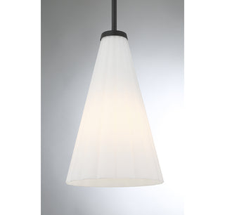 Bristol 1-Light Pendant in Matte Black