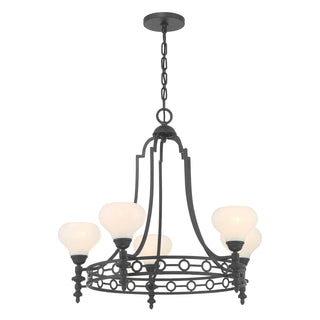 Allston 5-Light Chandelier in Matte Black