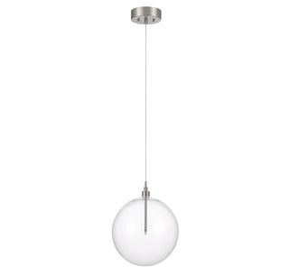 1-Light Pendant in Brushed Nickel
