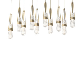 Link 10-Light Blown Glass Pendant