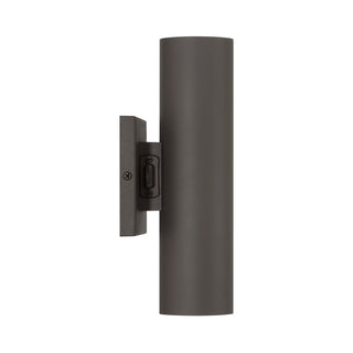 Kelley 2-Light LED 5CCT Cylinder Exterior Light in Bronze