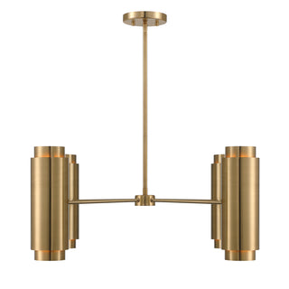 Lio 8-Light Chandelier in Noble Brass by Breegan Jane
