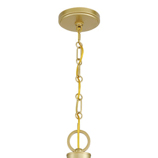 Minette 8-Light Chandelier in Spun Gold