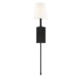 Monroe 1-Light Wall Sconce in Matte Black