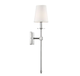 Monroe 1-Light Wall Sconce in Polished Nickel