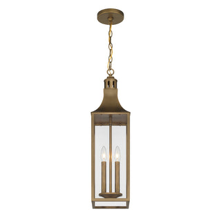 Lancaster 2-Light Outdoor Hanging Lantern in Atlas Bronze