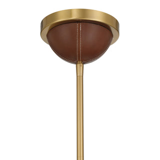 Atherton 5-Light Pendant in Warm Brass