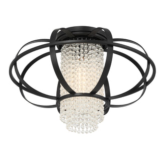 Idlewild 1-Light Ceiling Light in Matte Black