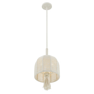 Lunara 3-Light Pendant in Cotton by Breegan Jane
