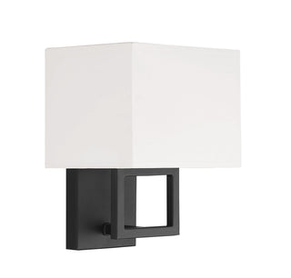1-Light Wall Sconce in Matte Black