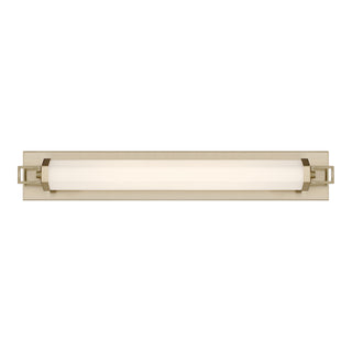 Parker 28" LED Bathroom Vanity Light in Noble Brass