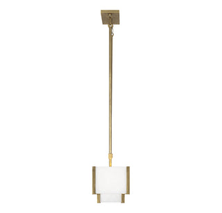 Orleans 8-Light Linear Chandelier in Distressed Gold