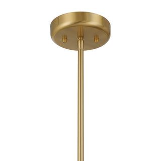Collier 6-Light Chandelier in Warm Brass