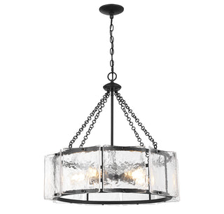 Genry 5-Light Pendant in Matte Black