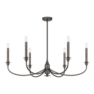 Coventry 6-Light Chandelier in Mediterranean Bronze