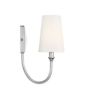 Cameron 1-Light Wall Sconce in Polished Nickel