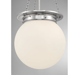 Manor 3-Light Pendant in Polished Nickel