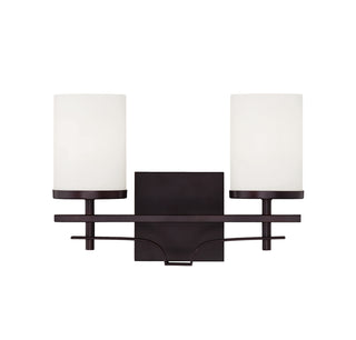 Colton 2-Light Bathroom Vanity Light in English Bronze