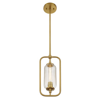 Holton 1-Light Mini-Pendant in Warm Brass