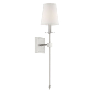 Monroe 1-Light Wall Sconce in Satin Nickel