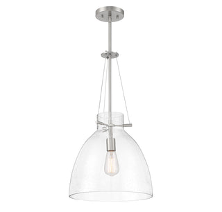Foster 1-Light Pendant in Satin Nickel