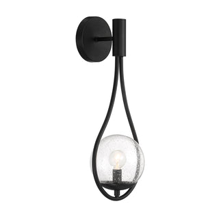 Encino 1-Light Wall Sconce in Matte Black
