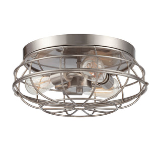 Scout 3-Light Ceiling Light in Satin Nickel