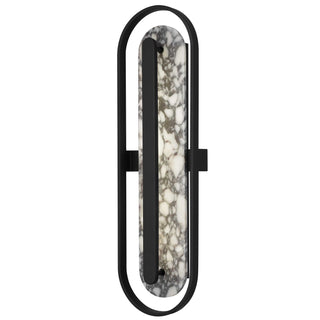 Roundabout Wall Sconce  Sand Black
