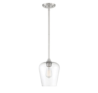 Octave 1-Light Pendant in Satin Nickel
