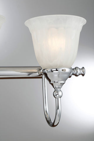 Brunswick 3-Light Bathroom Vanity Light in Chrome