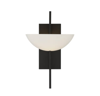 Fallon 1-Light Wall Sconce in Matte Black