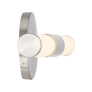 Connor 18" Mini Tube LED Cylinder Vanity Light in Satin Nickel