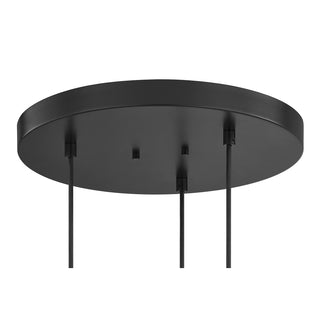 Pharr 3-Light Pendant in Matte Black