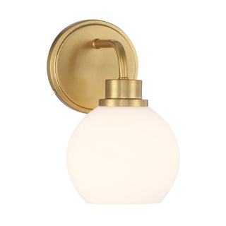 1-Light Wall Sconce in Natural Brass