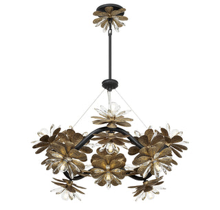 Giselle 16-Light Chandelier in Delphine