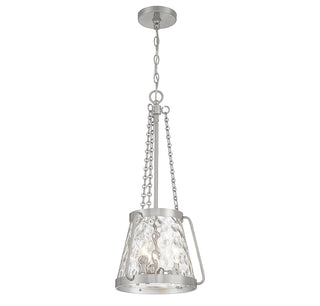 Crawford 3-Light Pendant in Satin Nickel
