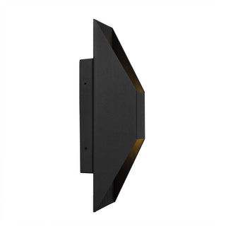 Ribbed Wall Sconce  Sand Black